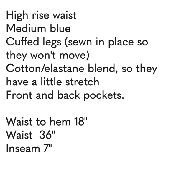 Denizen High Rise Jean Shorts size 12 - Picture 2 of 5